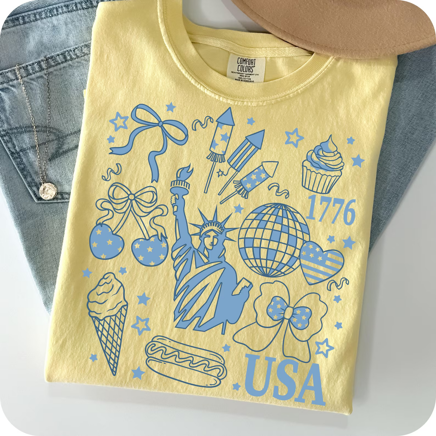 Retro America Coquette Tee