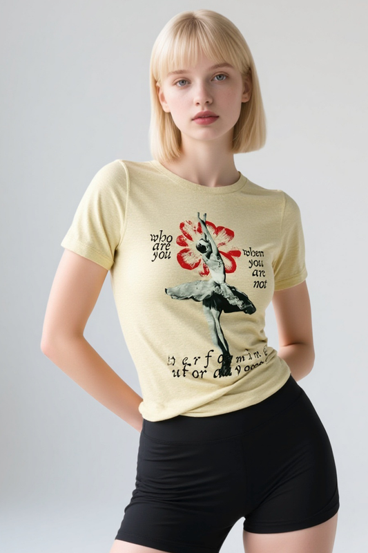 Who Are You When You Are Not Performing for Anyone Shirt